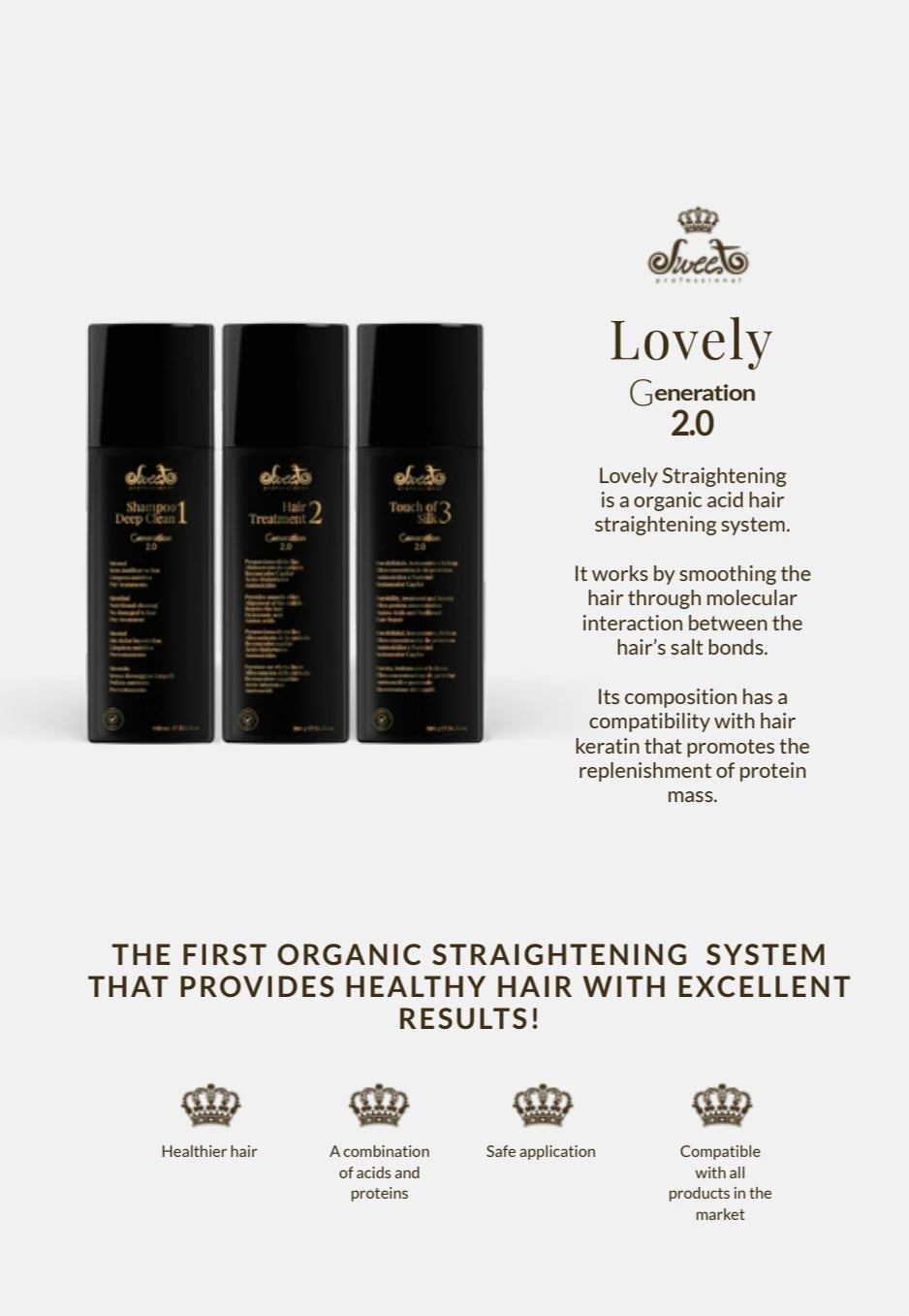 SWEET PROFESSIONAL LOVELY 2.0 Conditioner Blend Hydration Home Care