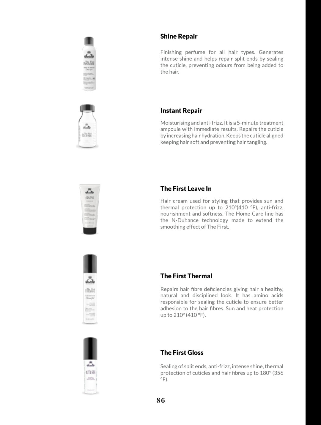 THE FIRST GLOSS WITH THERMAL PROTECTOR