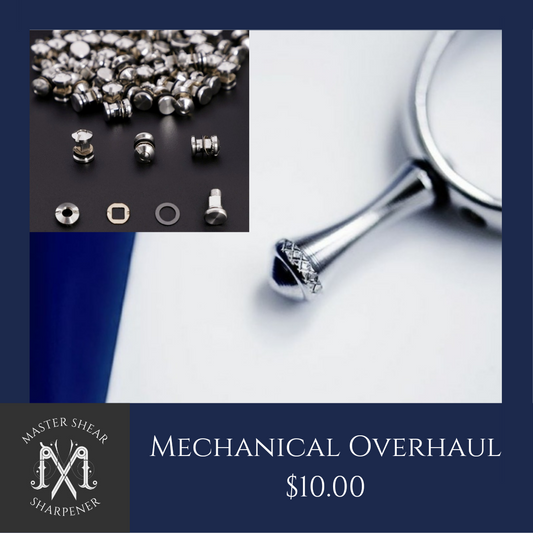 TENSION ADJUSTMENT SCREW & MECHANICAL OVERHAUL